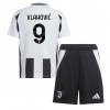 Juventus Dusan Vlahovic #9 Heimtrikot 2024-25 Kurzarm (+ kurze hosen)